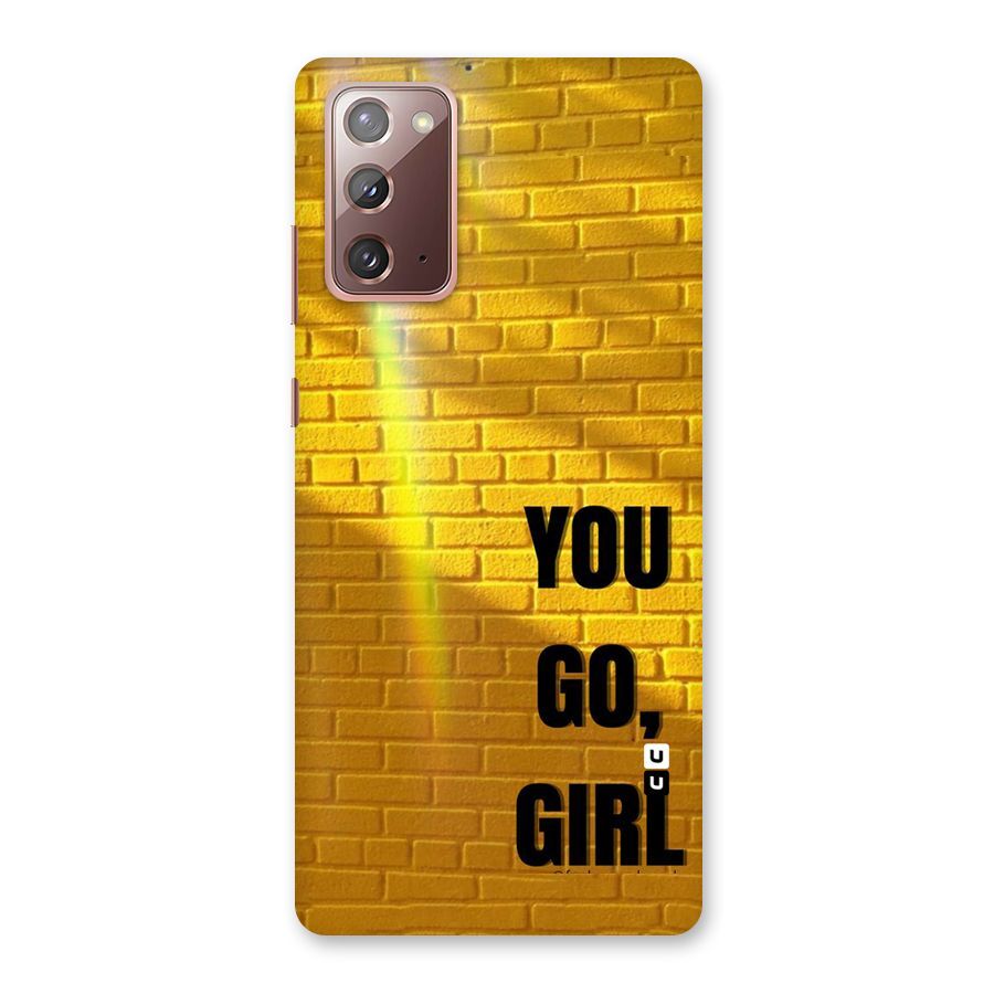 You Go Girl Wall Back Case for Galaxy Note 20
