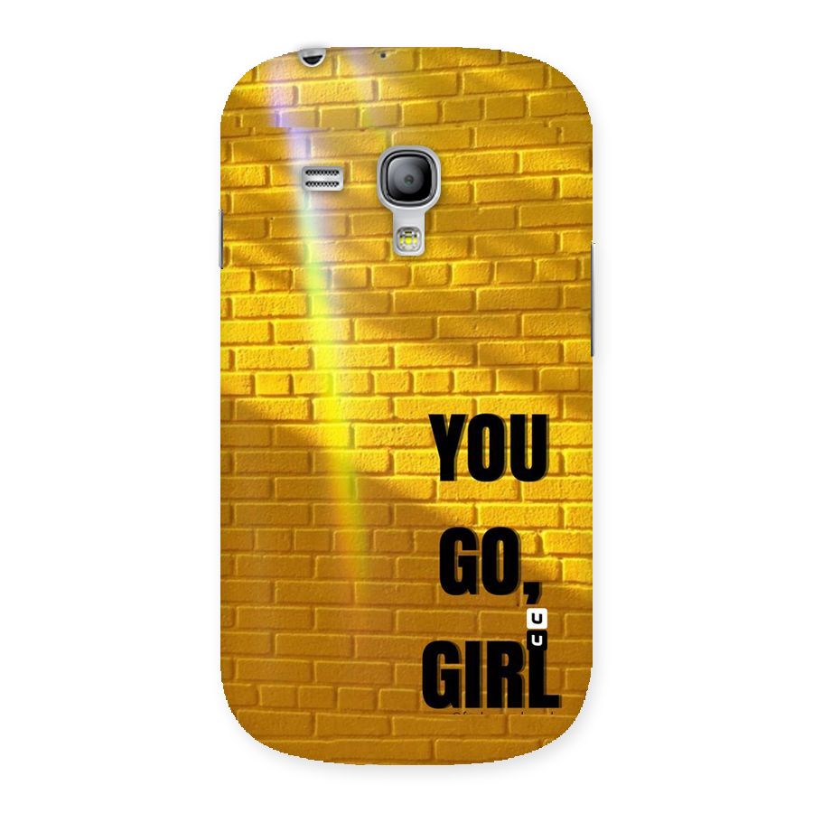 You Go Girl Wall Back Case for Galaxy S3 Mini