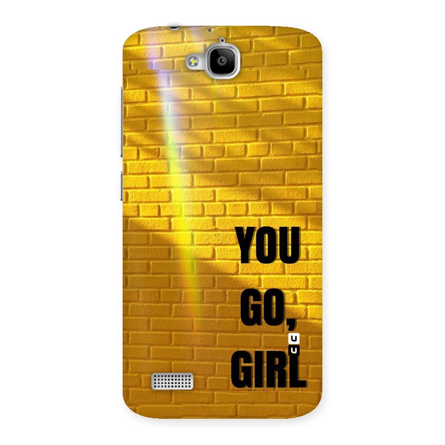 You Go Girl Wall Back Case for Honor Holly