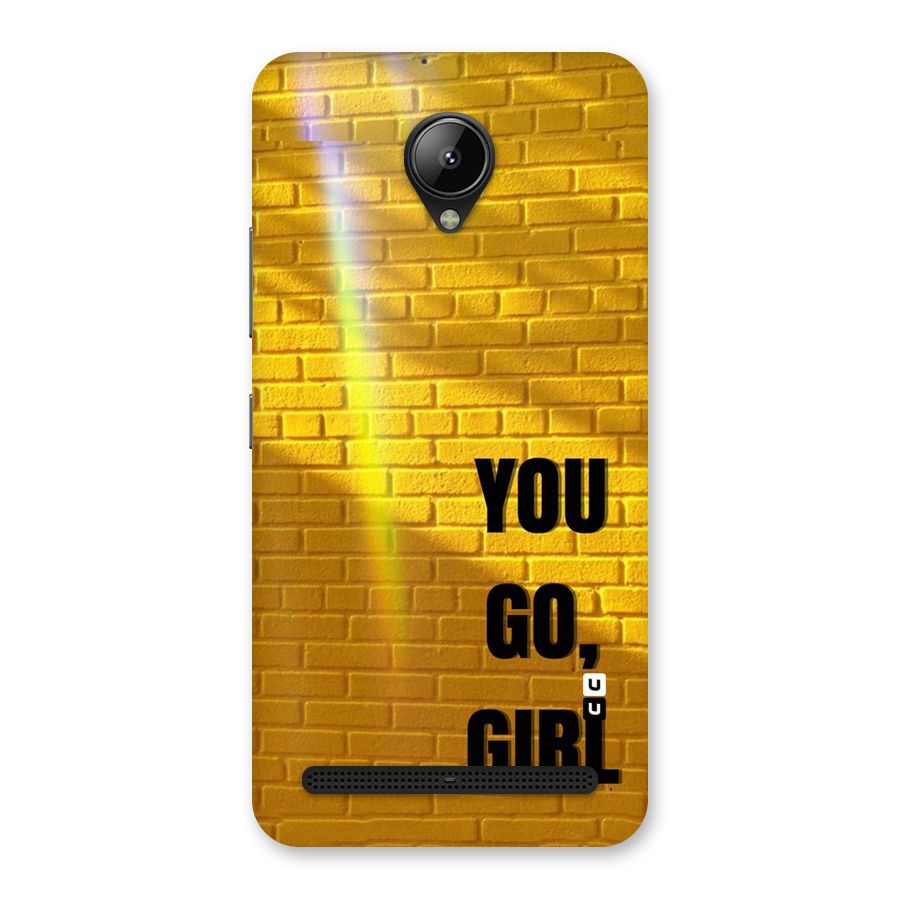 You Go Girl Wall Back Case for Lenovo C2