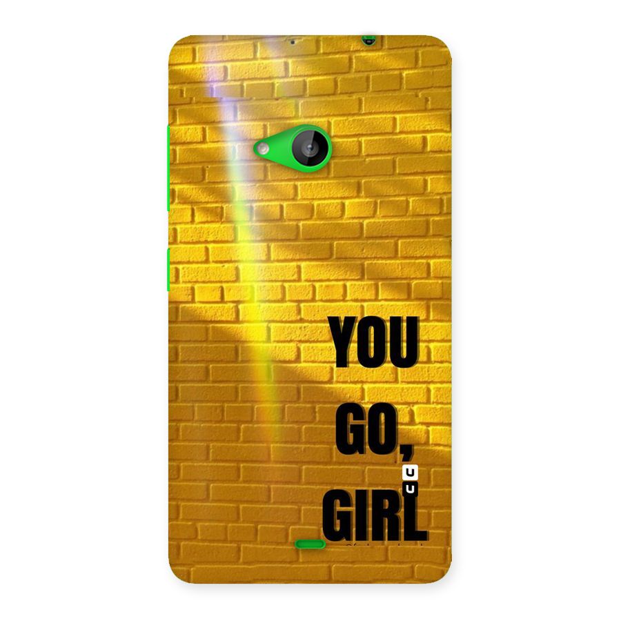 You Go Girl Wall Back Case for Lumia 535