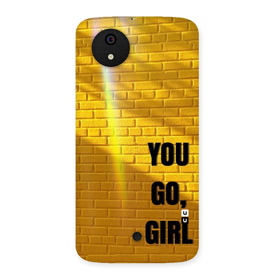 You Go Girl Wall Back Case for Micromax Canvas A1