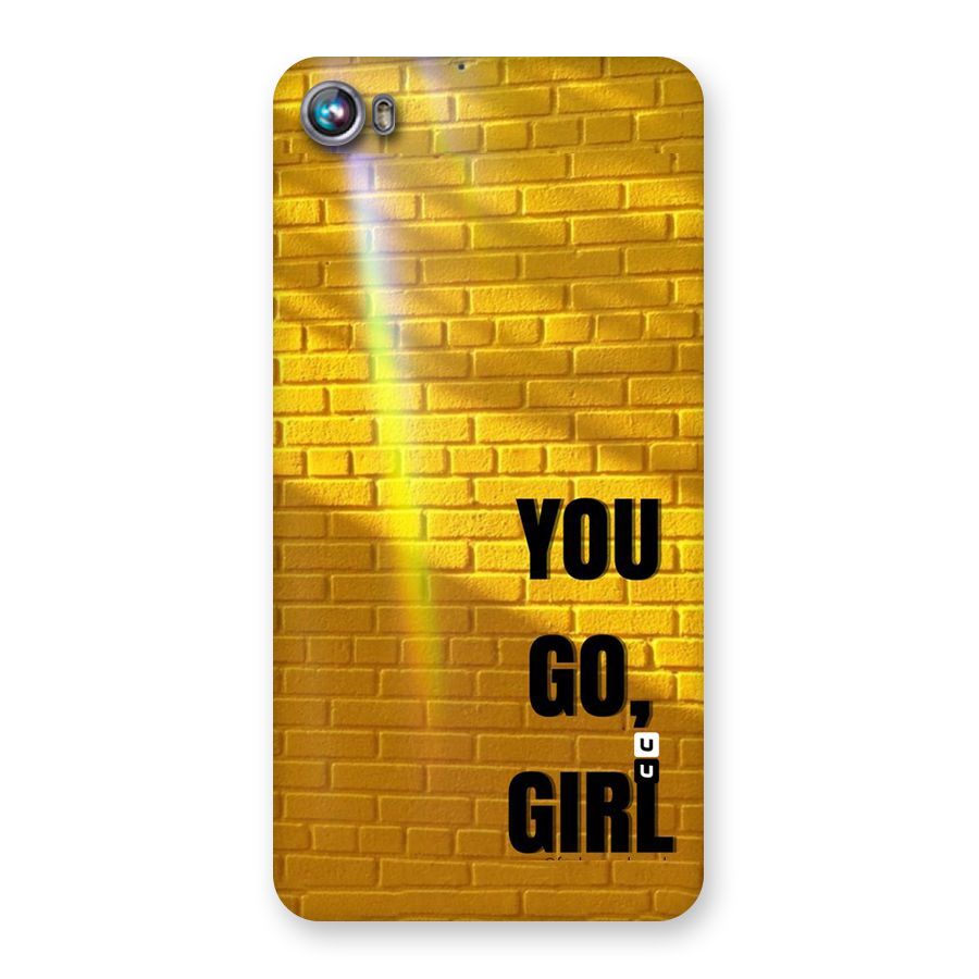 You Go Girl Wall Back Case for Micromax Canvas Fire 4 A107