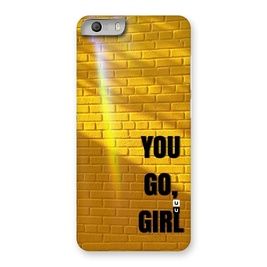 You Go Girl Wall Back Case for Micromax Canvas Knight 2