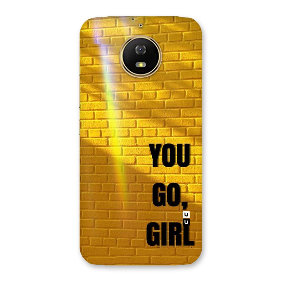 You Go Girl Wall Back Case for Moto G5s