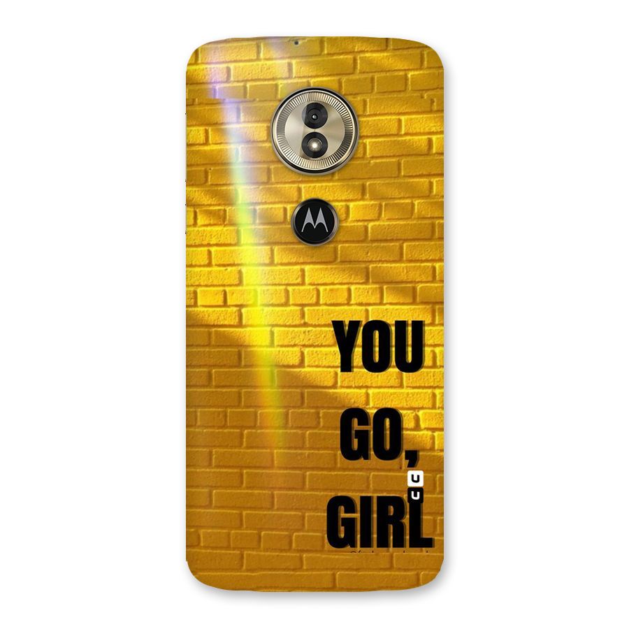 You Go Girl Wall Back Case for Moto G6 Play
