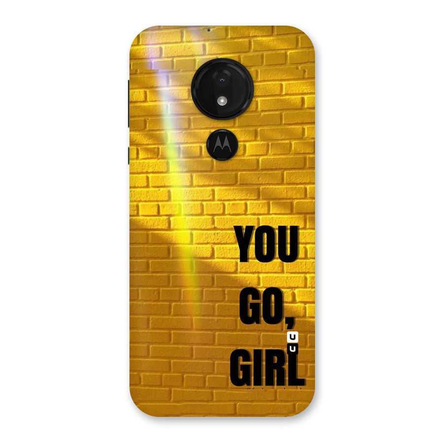You Go Girl Wall Back Case for Moto G7 Power
