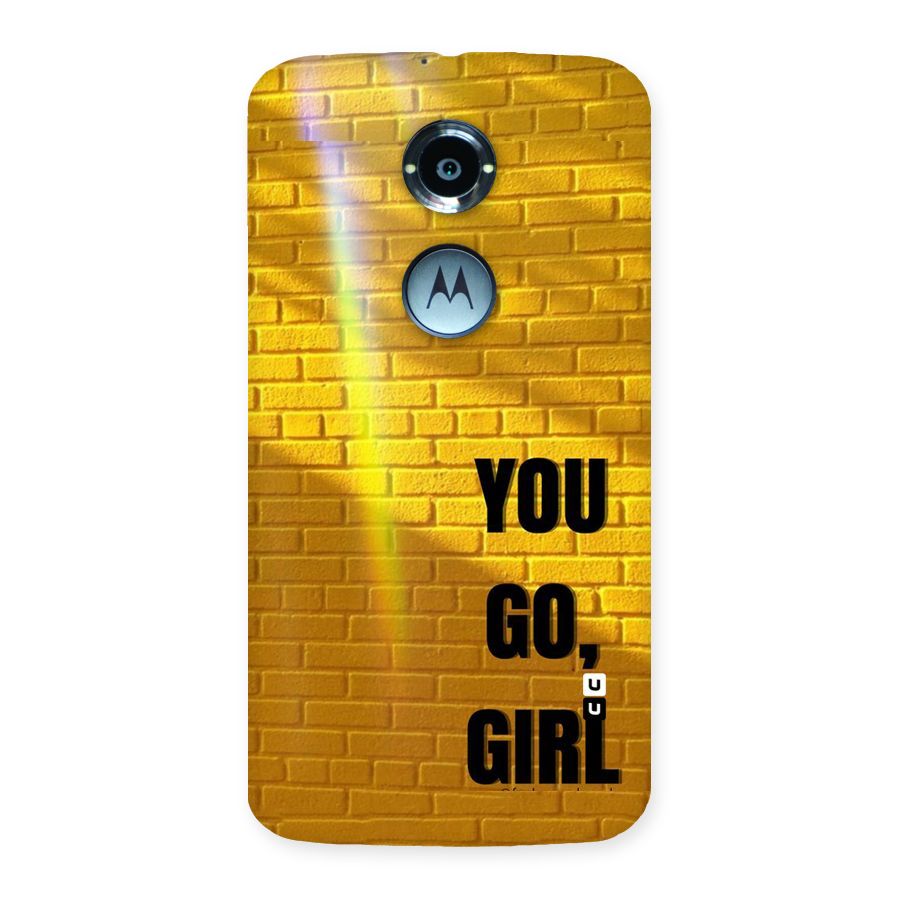You Go Girl Wall Back Case for Moto X 2nd Gen