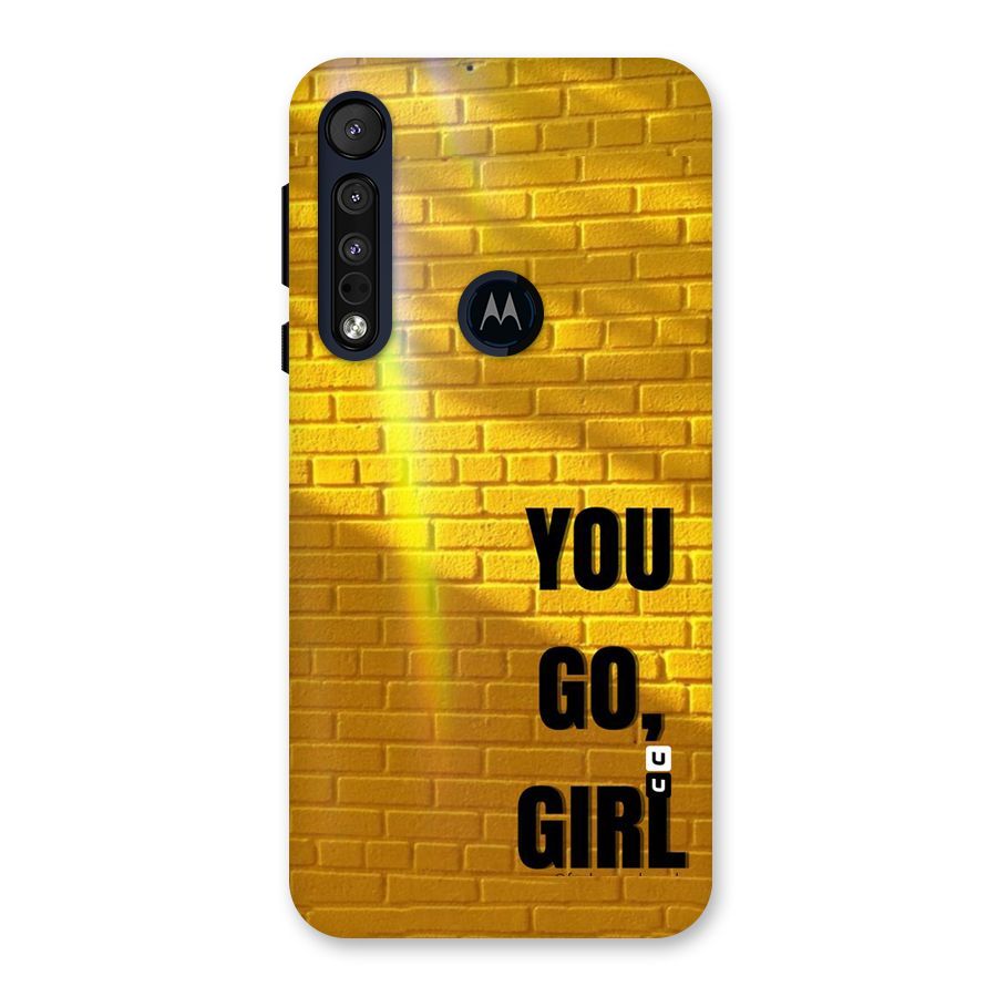 You Go Girl Wall Back Case for Motorola One Macro