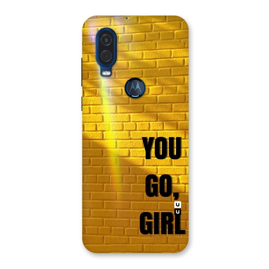 You Go Girl Wall Back Case for Motorola One Vision