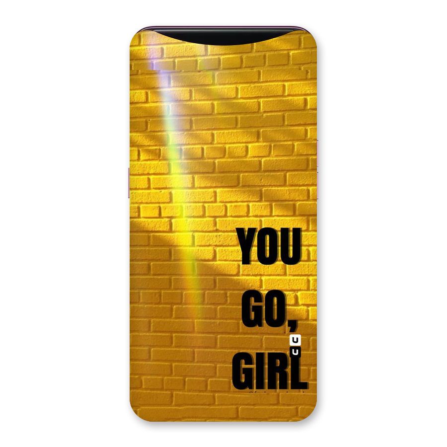 You Go Girl Wall Back Case for Oppo Find X