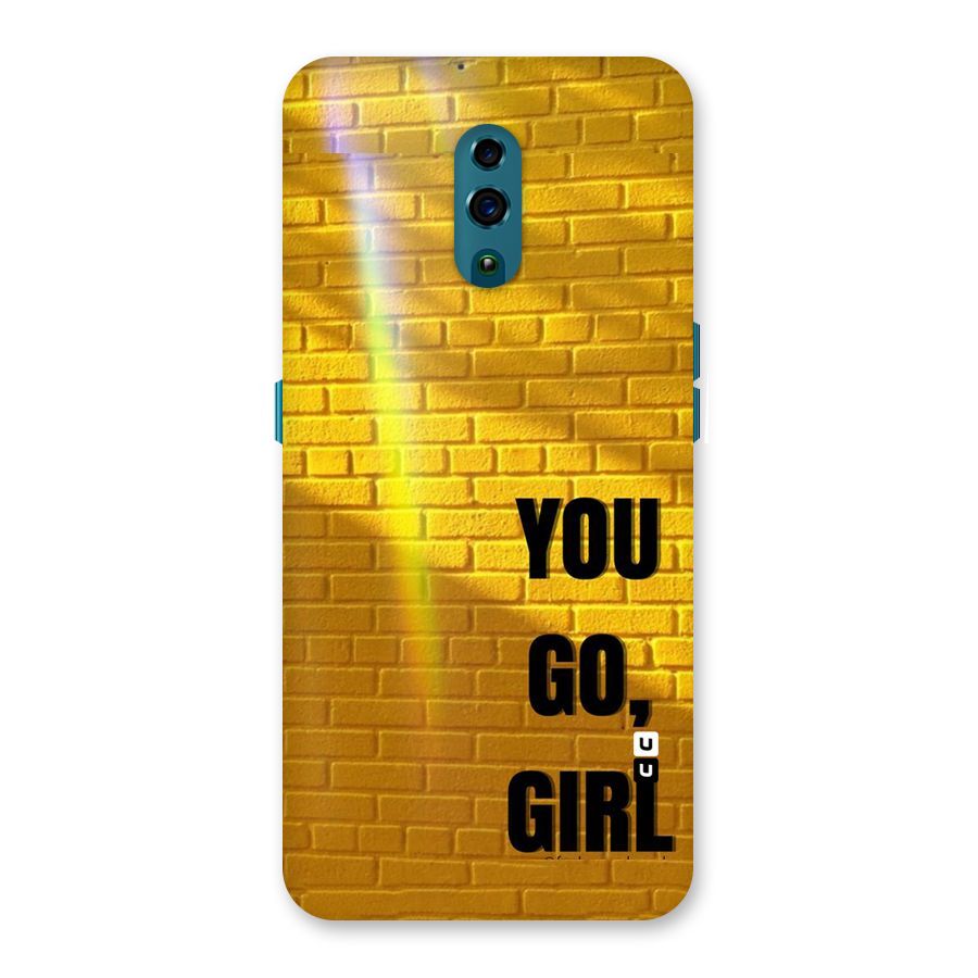 You Go Girl Wall Back Case for Oppo Reno