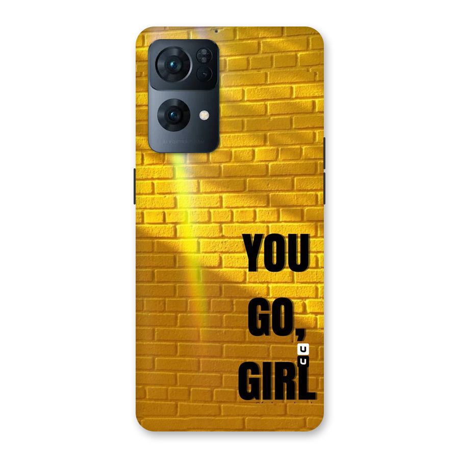 You Go Girl Wall Back Case for Oppo Reno7 Pro 5G