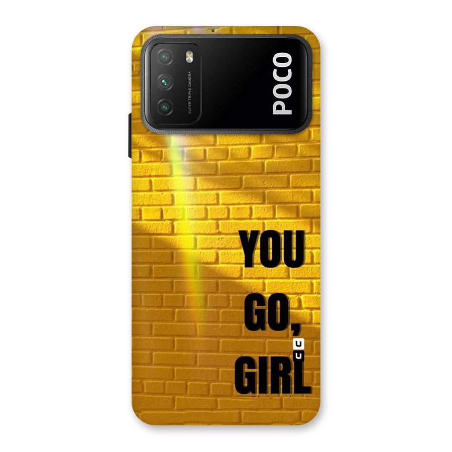 You Go Girl Wall Back Case for Poco M3
