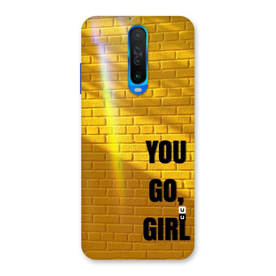 You Go Girl Wall Back Case for Poco X2