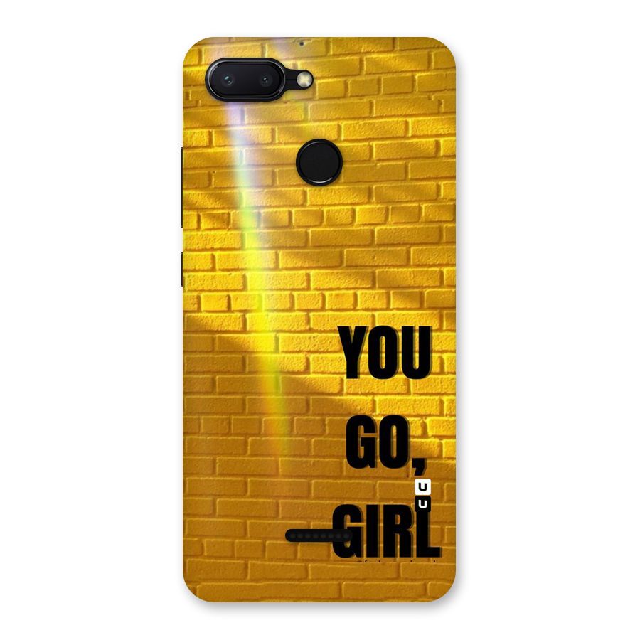 You Go Girl Wall Back Case for Redmi 6