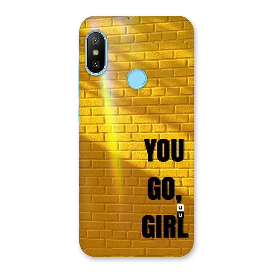 You Go Girl Wall Back Case for Redmi 6 Pro