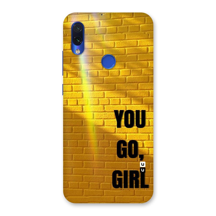 You Go Girl Wall Back Case for Redmi Note 7