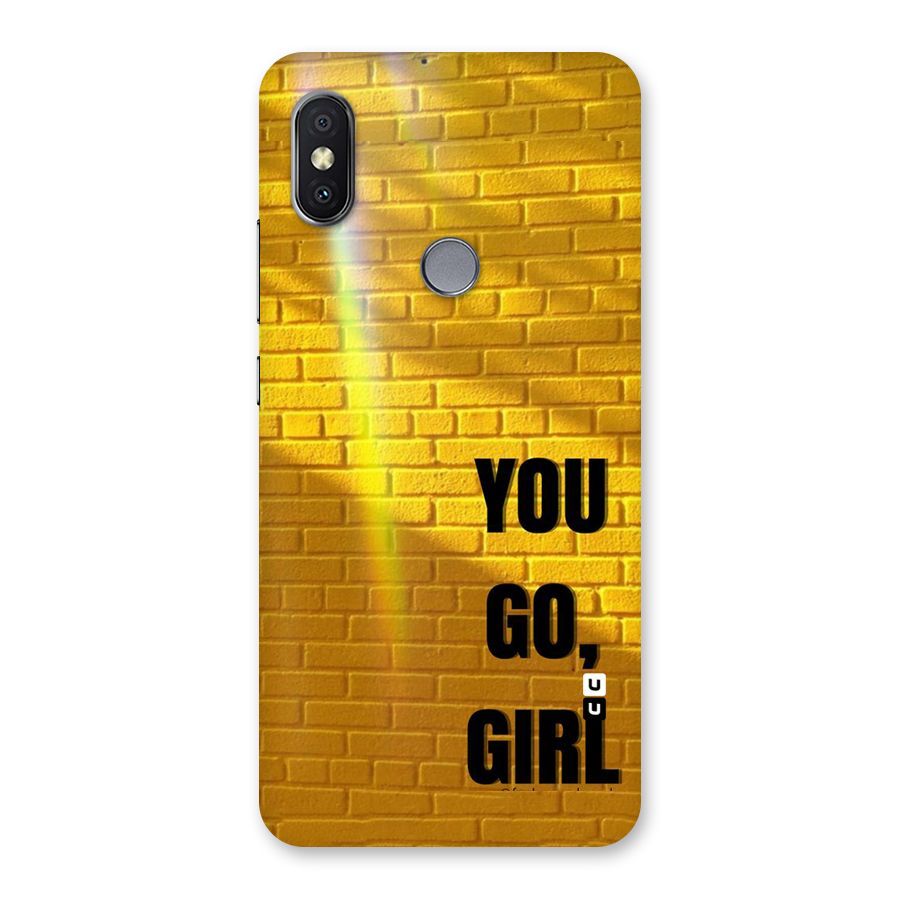 You Go Girl Wall Back Case for Redmi Y2