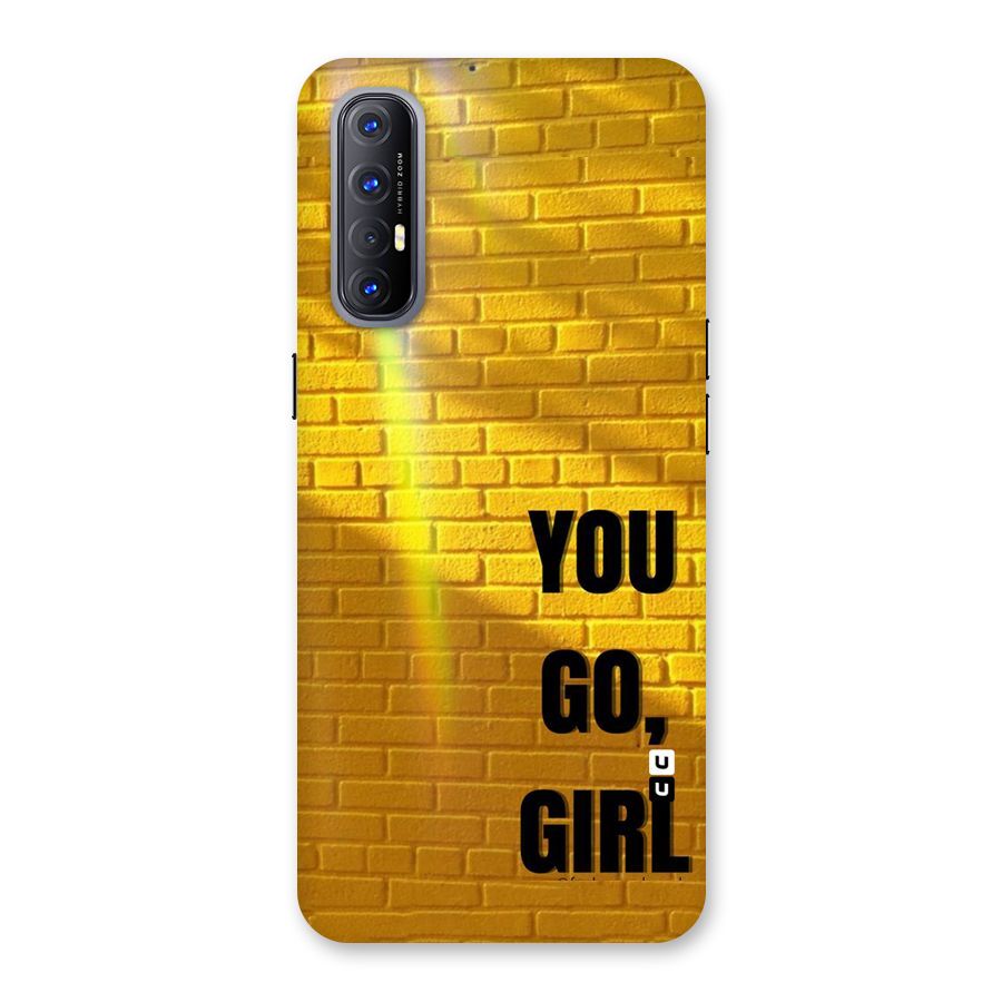 You Go Girl Wall Back Case for Reno3 Pro