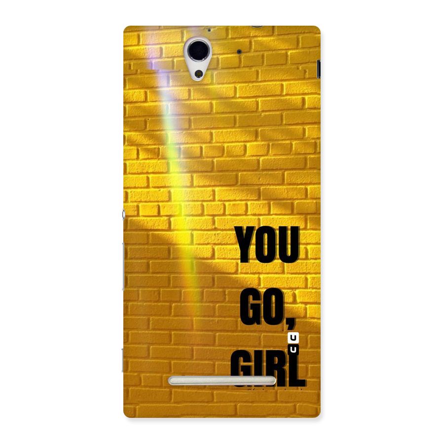 You Go Girl Wall Back Case for Sony Xperia C3