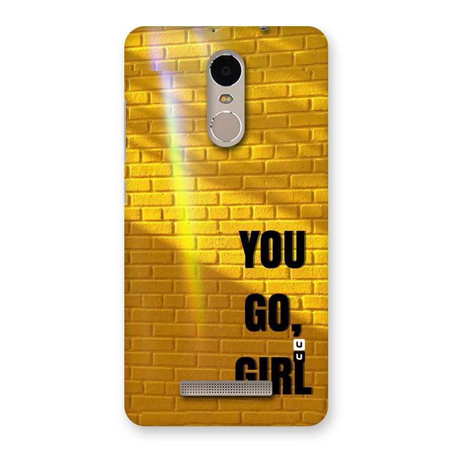 You Go Girl Wall Back Case for Xiaomi Redmi Note 3