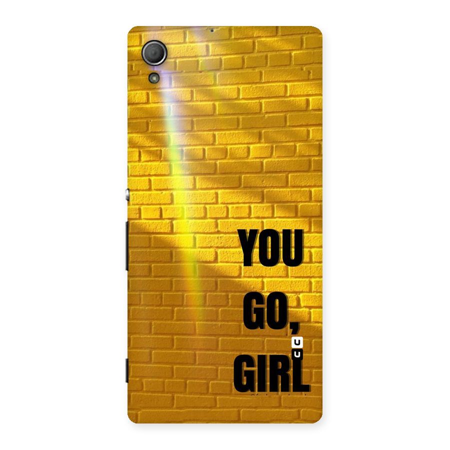 You Go Girl Wall Back Case for Xperia Z3 Plus