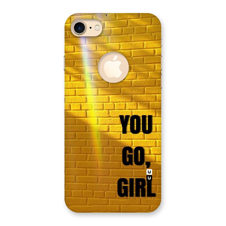 You Go Girl Wall Back Case for iPhone 8 Logo Cut