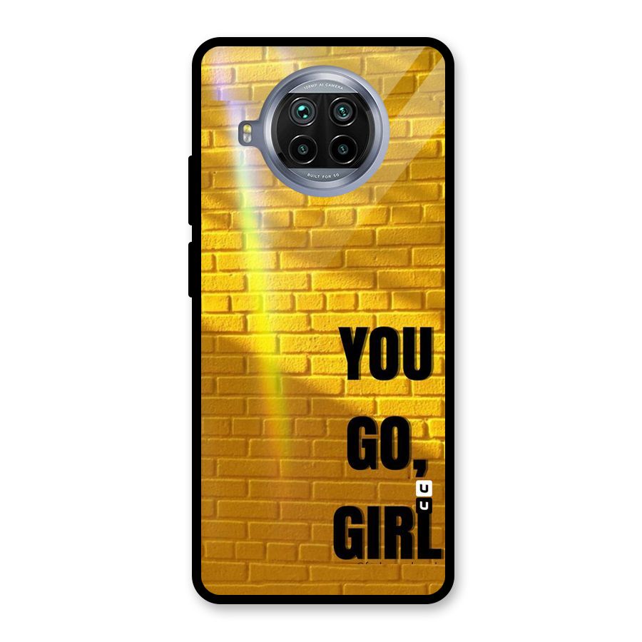 You Go Girl Wall Glass Back Case for Mi 10i