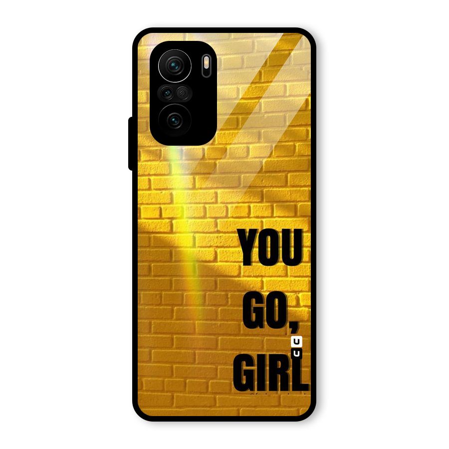 You Go Girl Wall Glass Back Case for Mi 11x