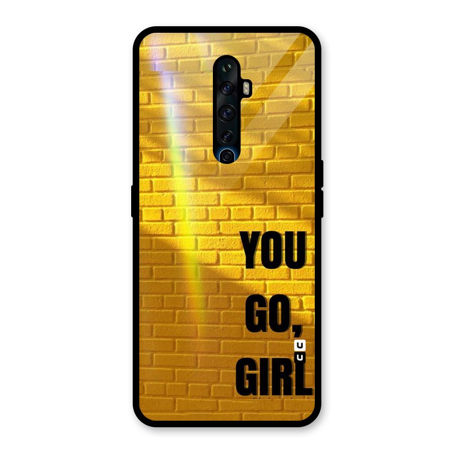 You Go Girl Wall Glass Back Case for Oppo Reno2 Z