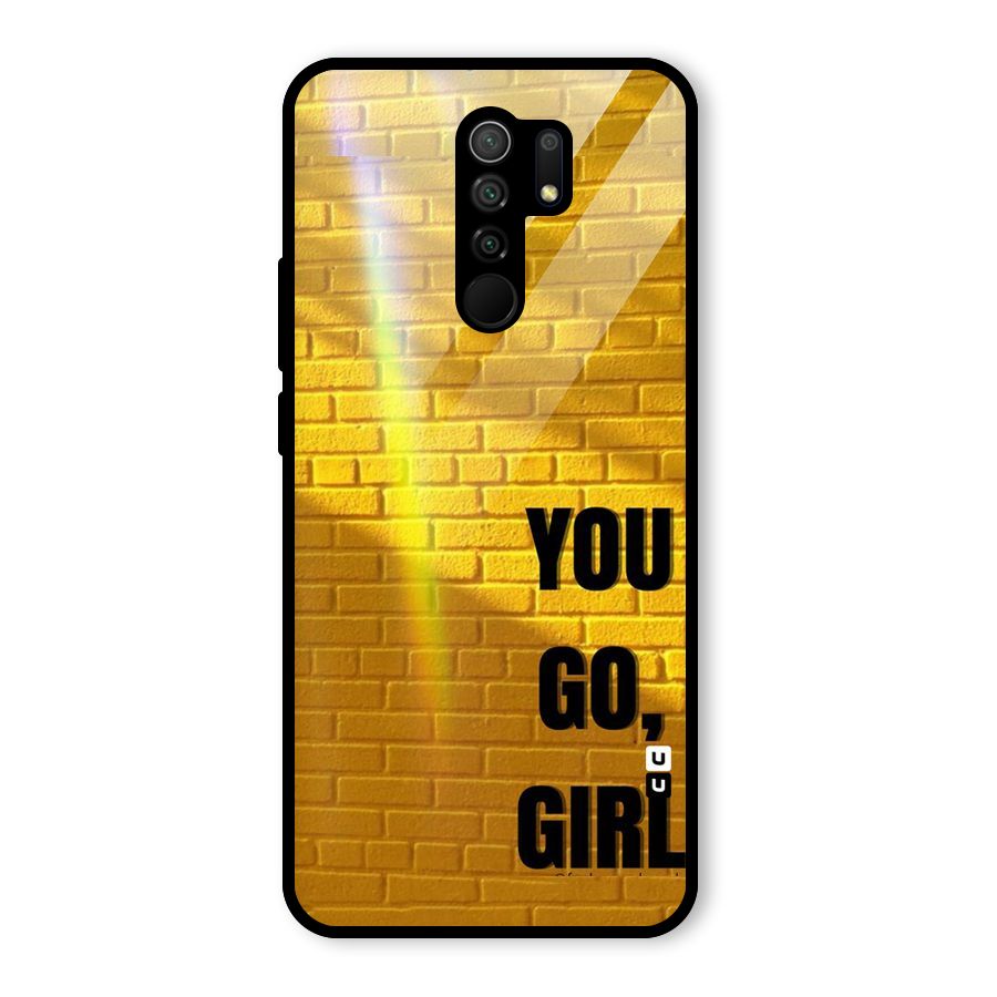 You Go Girl Wall Glass Back Case for Poco M2