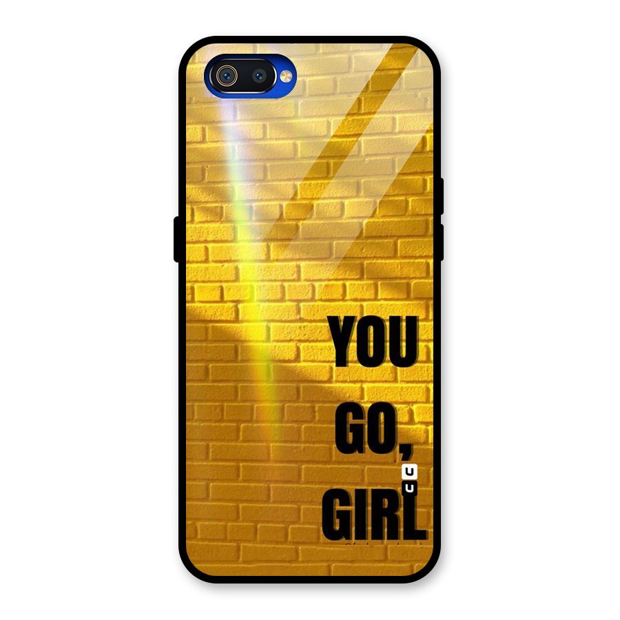 You Go Girl Wall Glass Back Case for Realme C2