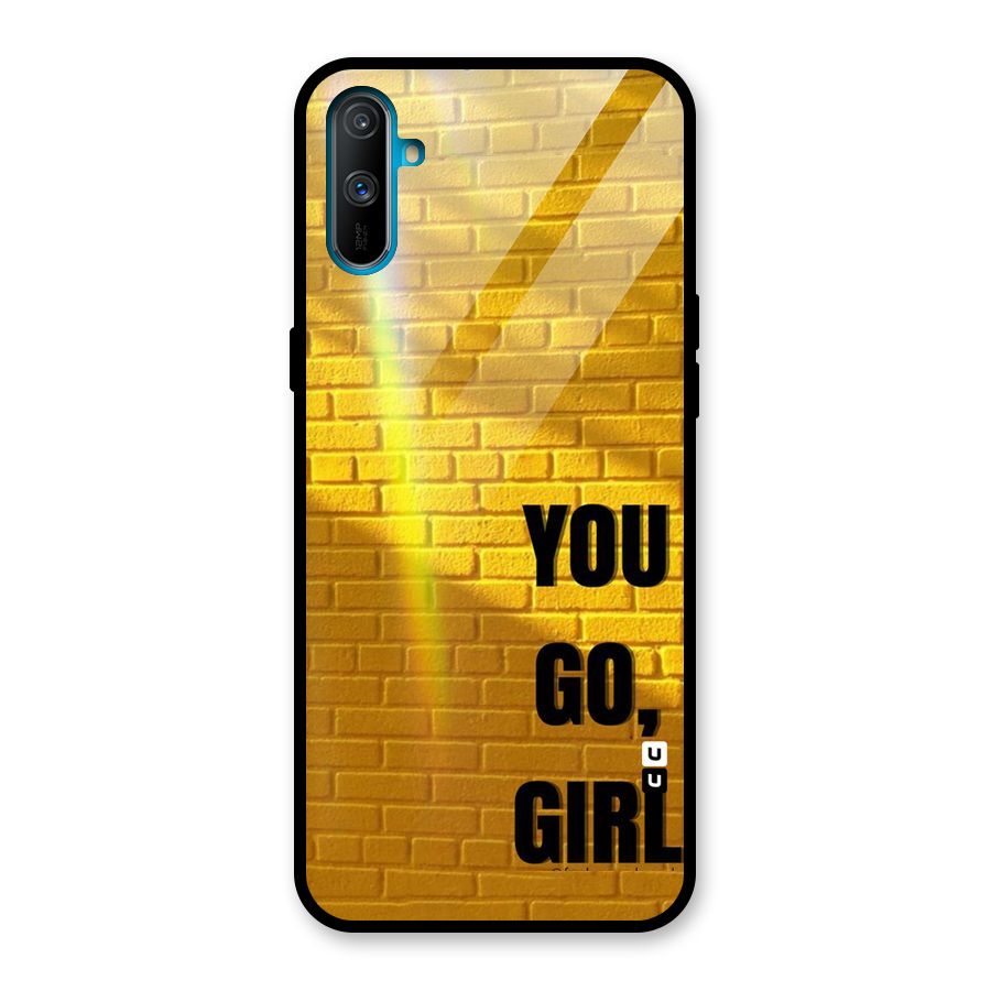 You Go Girl Wall Glass Back Case for Realme C3