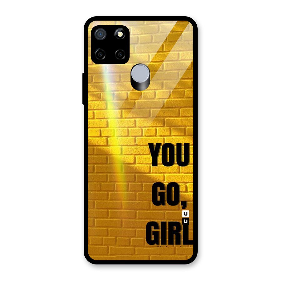 You Go Girl Wall Glass Back Case for Realme Narzo 20