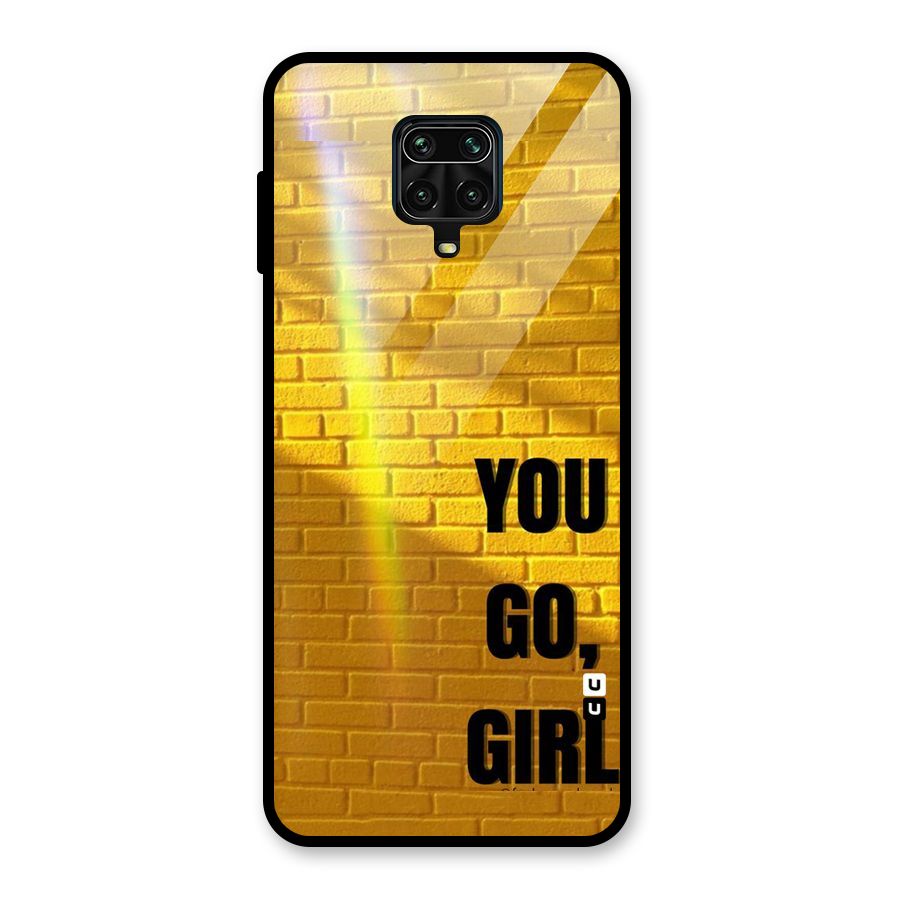 You Go Girl Wall Glass Back Case for Redmi Note 10 Lite