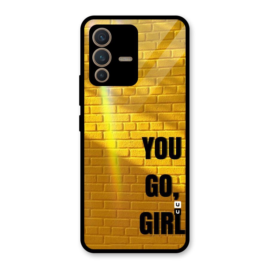 You Go Girl Wall Glass Back Case for Vivo V23 5G