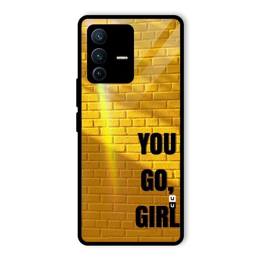You Go Girl Wall Glass Back Case for Vivo V23 Pro