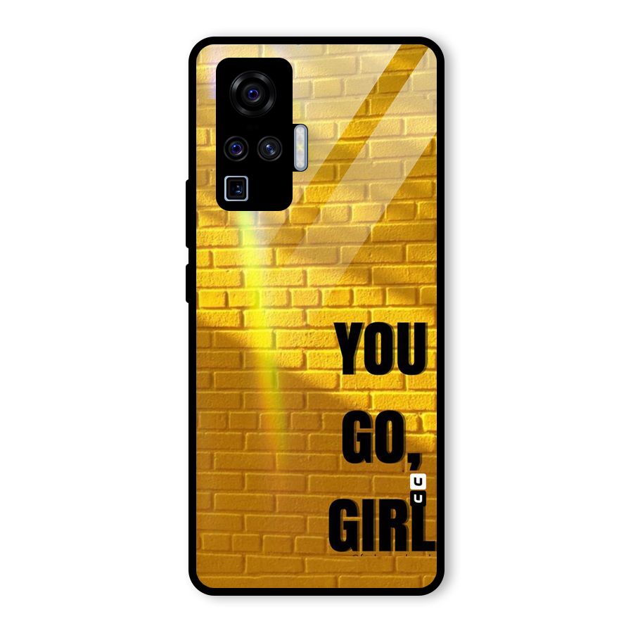 You Go Girl Wall Glass Back Case for Vivo X50 Pro