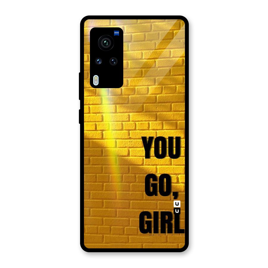 You Go Girl Wall Glass Back Case for Vivo X60 Pro