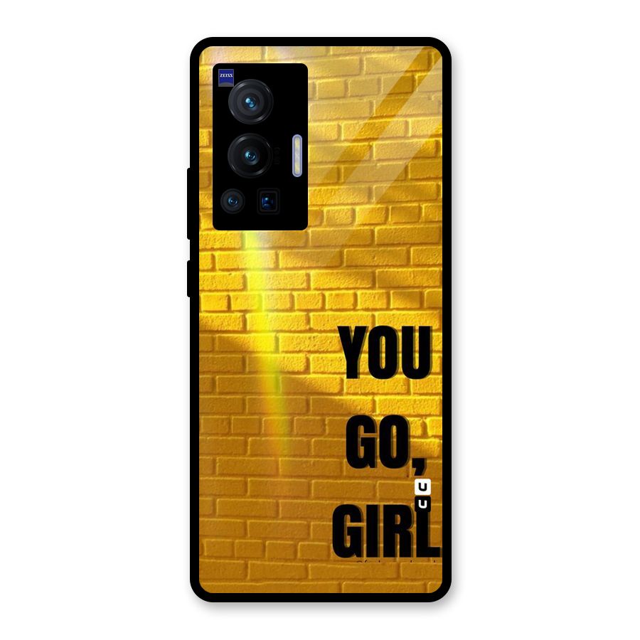 You Go Girl Wall Glass Back Case for Vivo X70 Pro