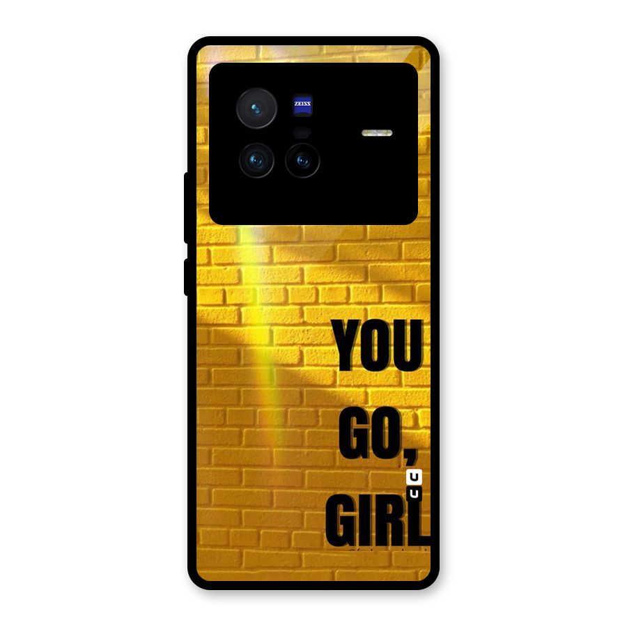 You Go Girl Wall Glass Back Case for Vivo X80
