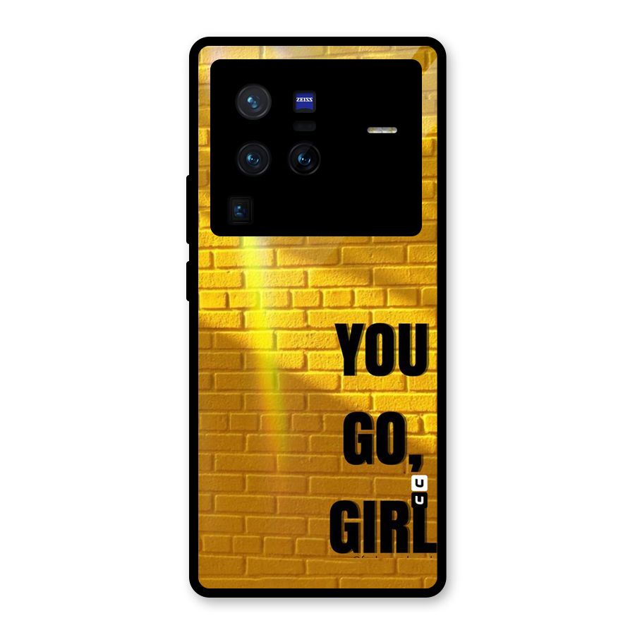 You Go Girl Wall Glass Back Case for Vivo X80 Pro