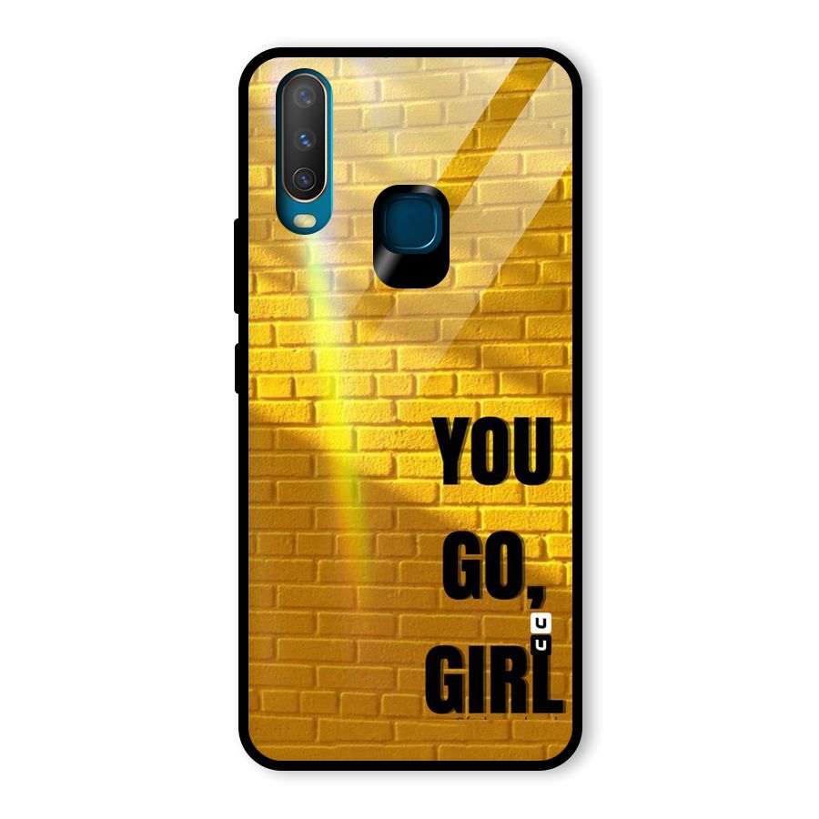 You Go Girl Wall Glass Back Case for Vivo Y17