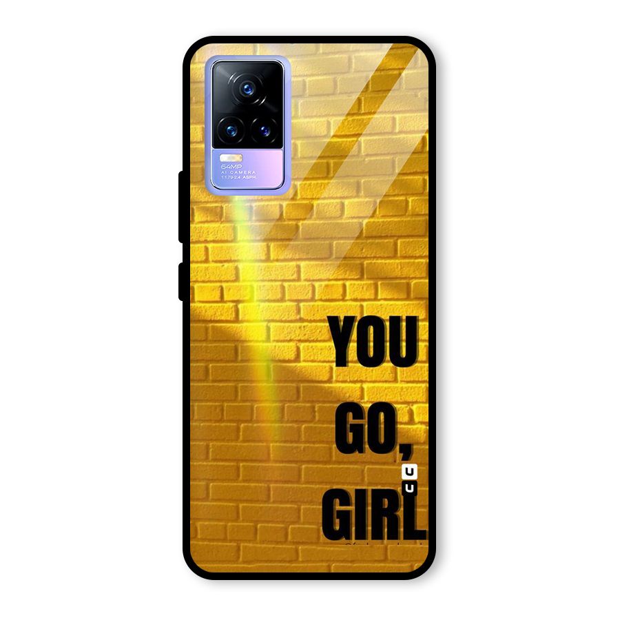You Go Girl Wall Glass Back Case for Vivo Y73