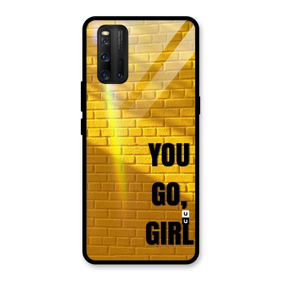 You Go Girl Wall Glass Back Case for Vivo iQOO 3