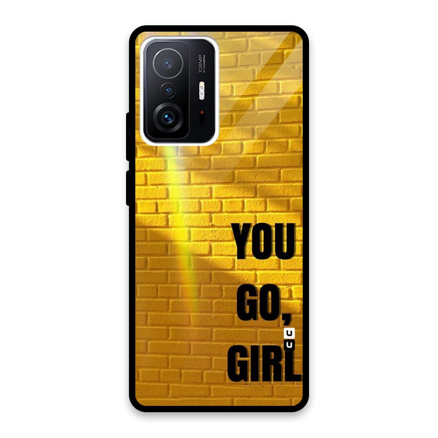 You Go Girl Wall Glass Back Case for Xiaomi 11T Pro