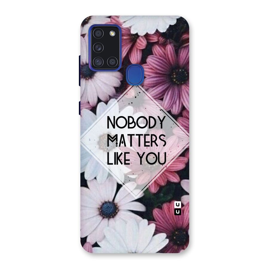 You Matter Back Case for Galaxy A21s