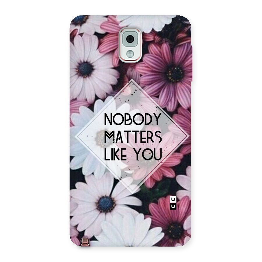 You Matter Back Case for Galaxy Note 3