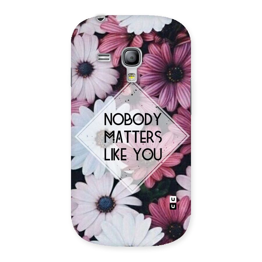 You Matter Back Case for Galaxy S3 Mini